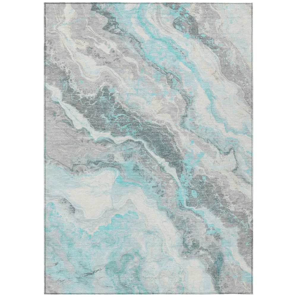 Chantille ACN1709 Teal 5' x 7'6