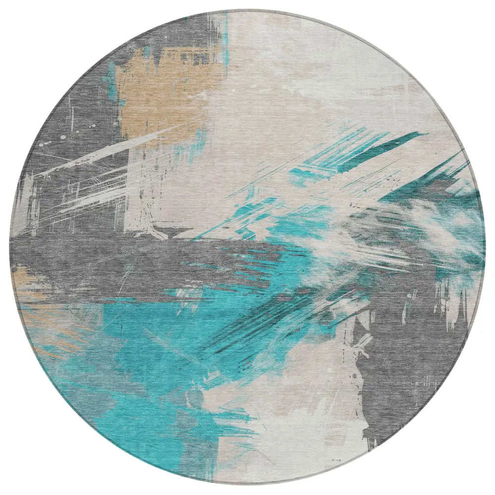 Chantille ACN1711 Teal 8' x 8' Rug