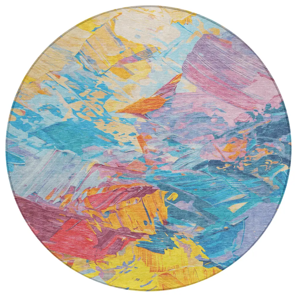 Chantille ACN1713 Blue 8' x 8' Rug