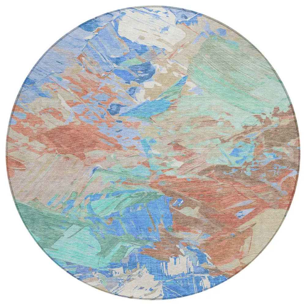 Chantille ACN1713 Coral 8' x 8' Rug