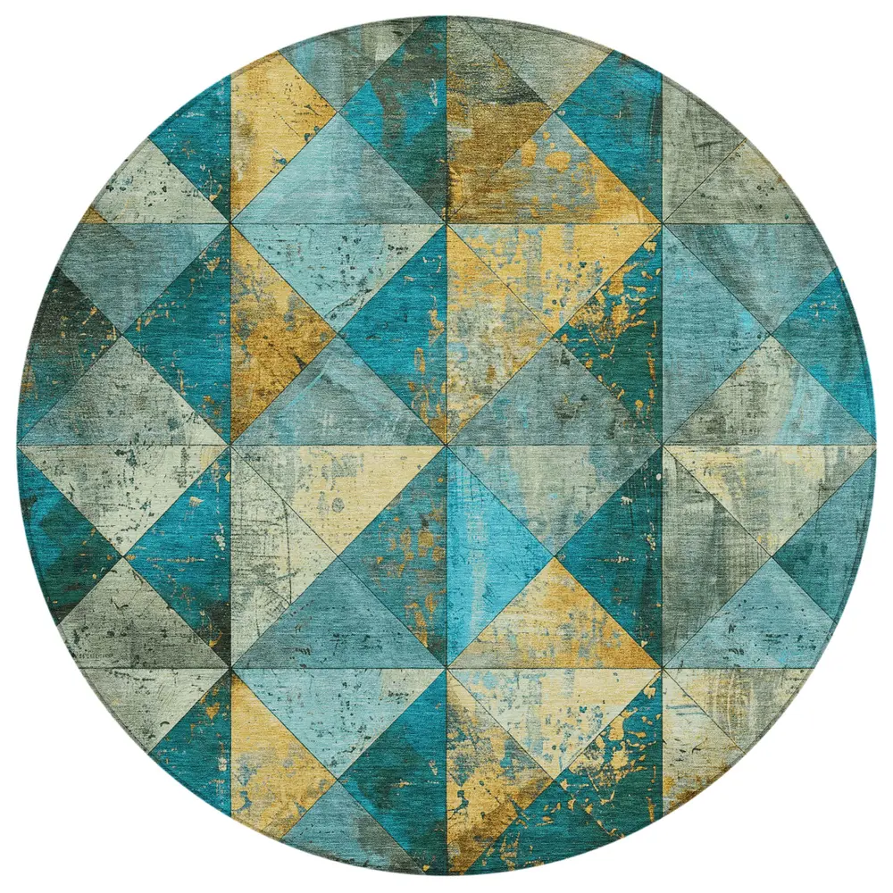 Chantille ACN1721 Teal 8' x 8' Rug