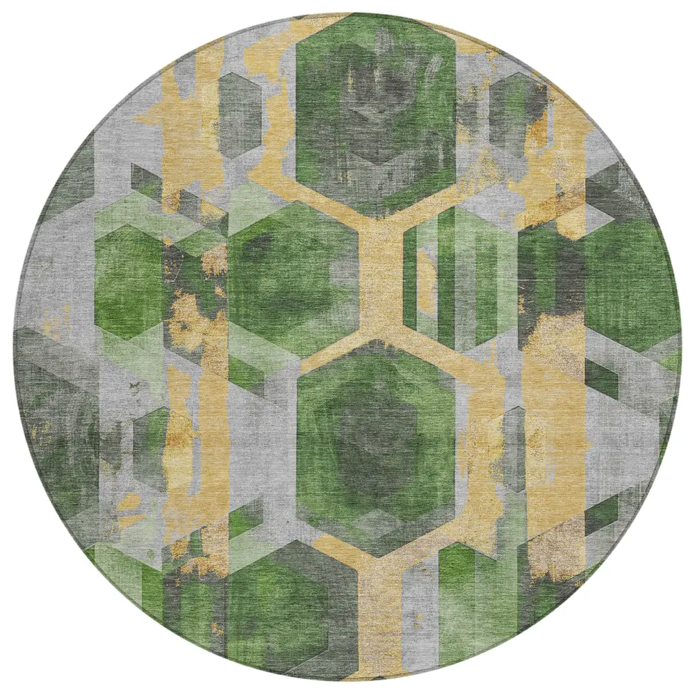 Chantille ACN1722 Green 8' x 8' Rug