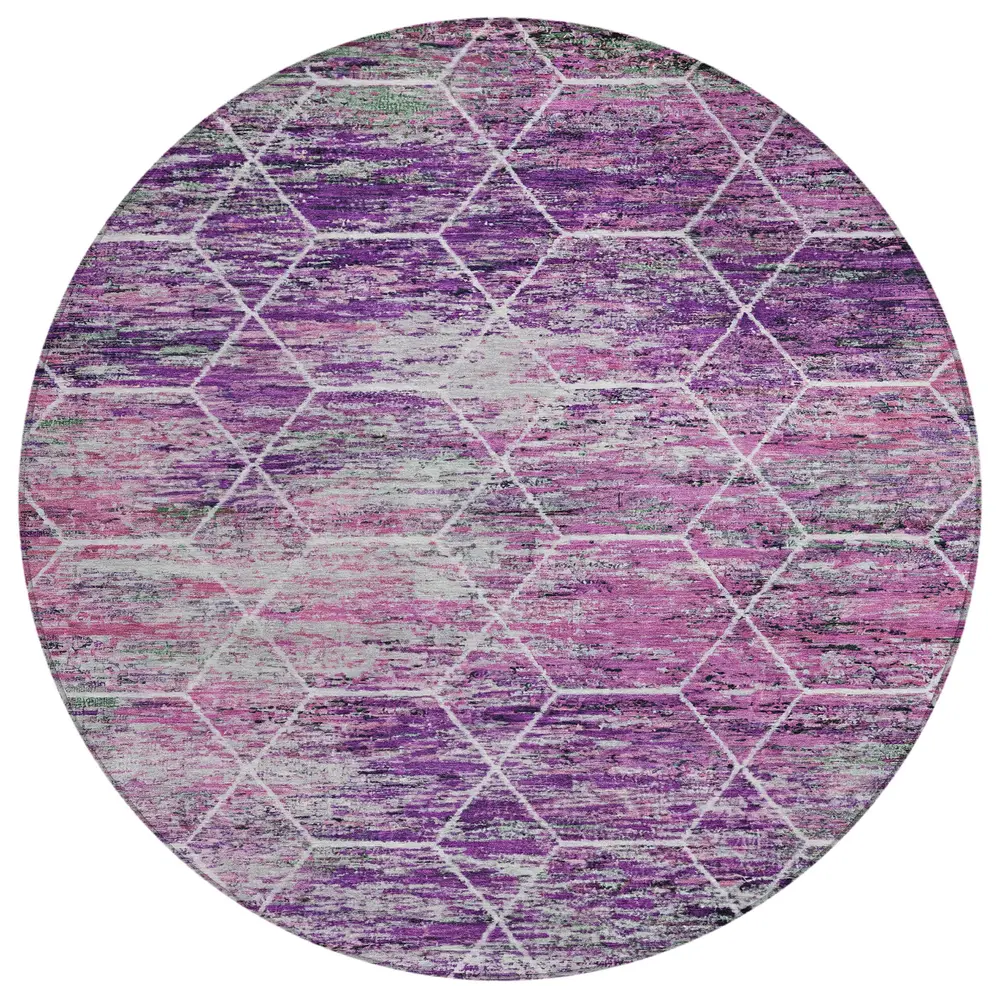 Chantille ACN1724 Purple 8' x 8' Rug