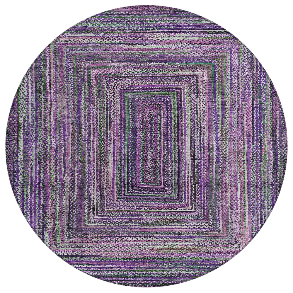 Chantille ACN1725 Purple 8' x 8' Rug