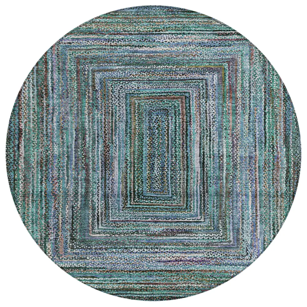 Chantille ACN1725 Teal 8' x 8' Rug