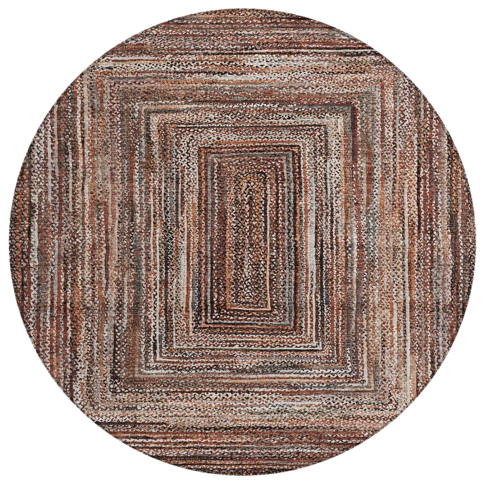 Chantille ACN1725 Terracotta 8' x 8' Rug