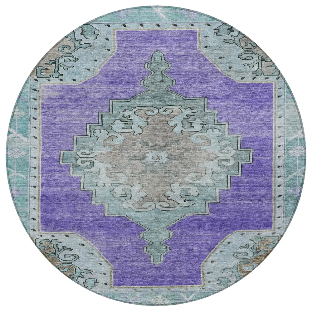 Chantille ACN1731 Purple 8' x 8' Rug