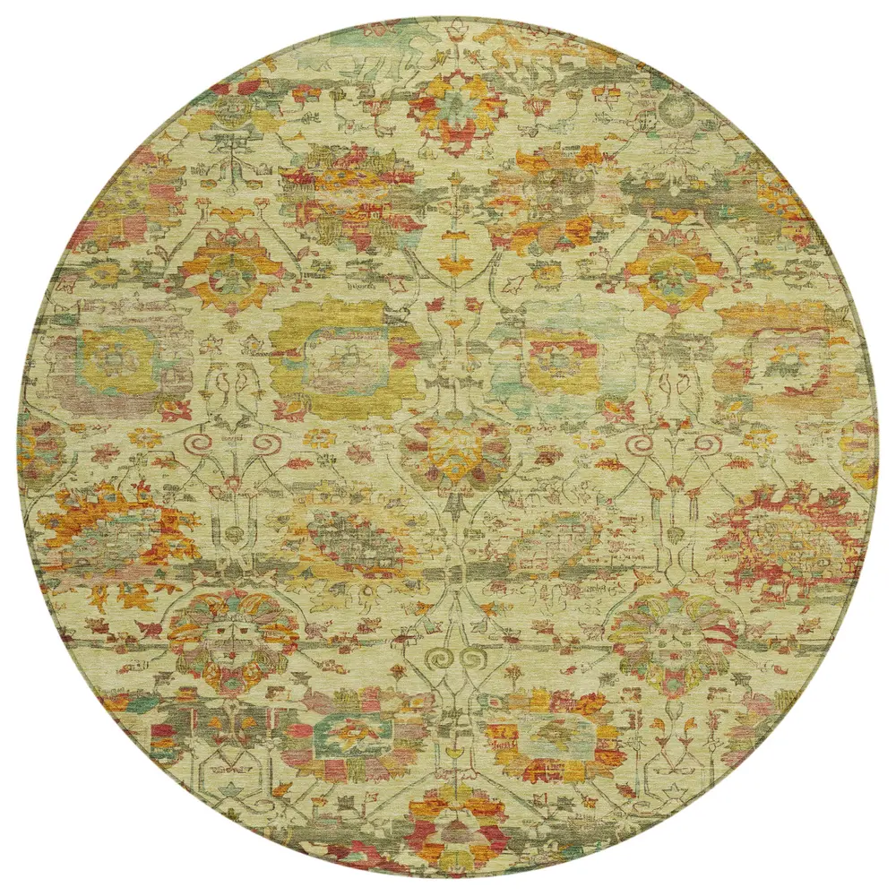 Chantille ACN1732 Gold 8' x 8' Rug