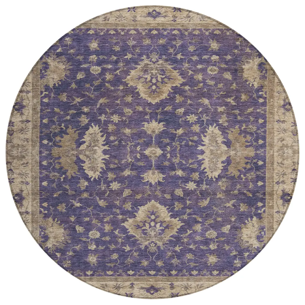 Chantille ACN1739 Purple 8' x 8' Rug