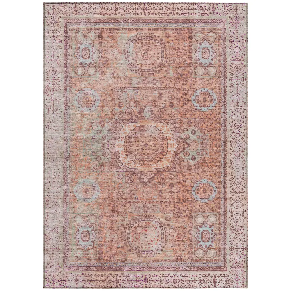 Chantille ACN1740 Orange 3' x 5' Rug