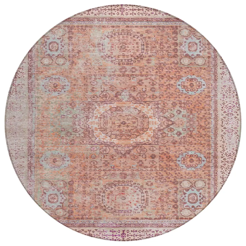 Chantille ACN1740 Orange 8' x 8' Rug