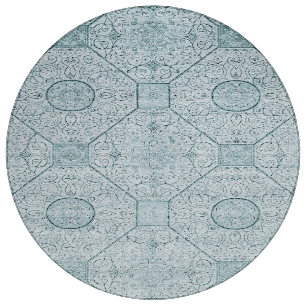 Chantille ACN1748 Aqua 8' x 8' Rug