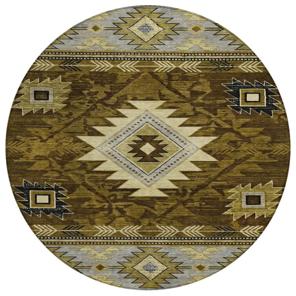 Chantille ACN1754 Brown 8' x 8' Rug