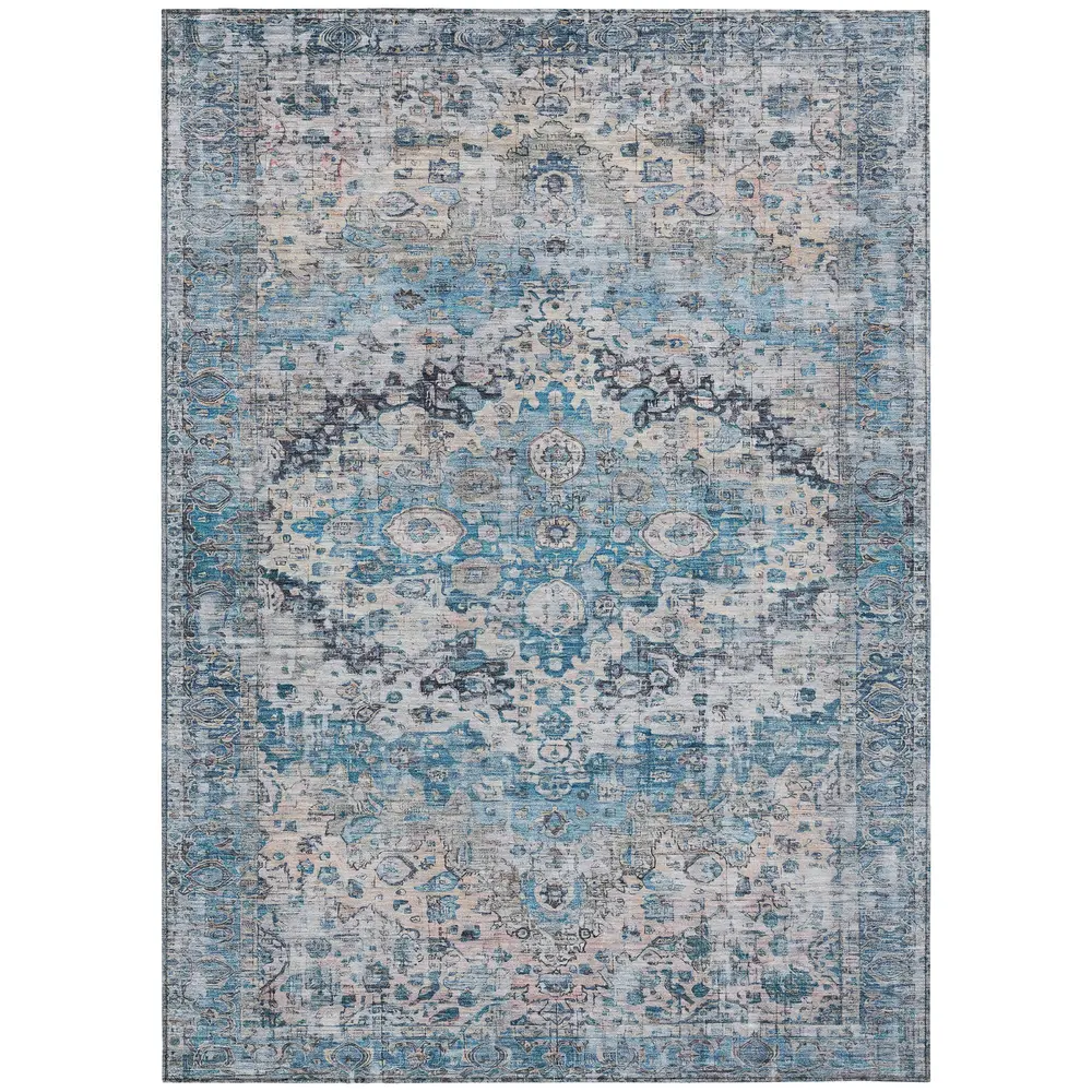 Chantille ACN1755 Blue 5' x 7'6
