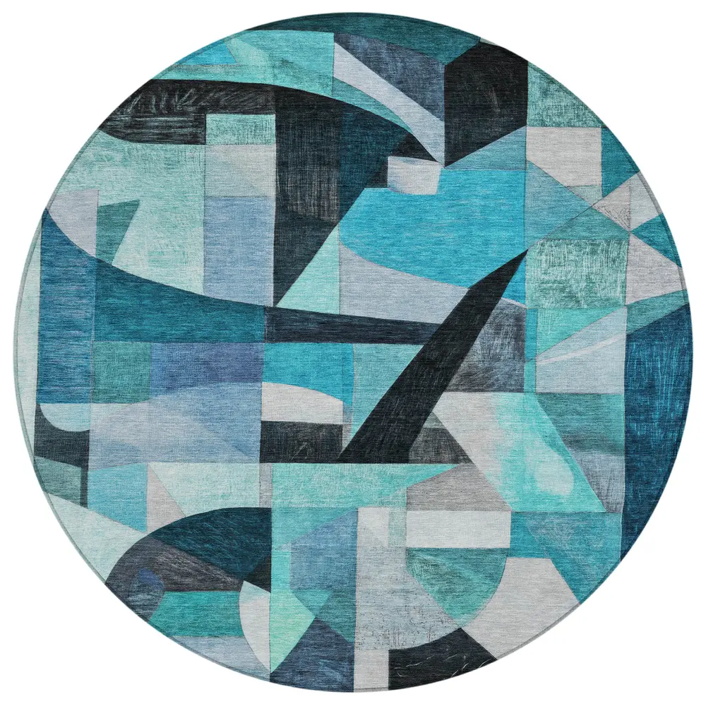 Chantille ACN1757 Teal 8' x 8' Rug