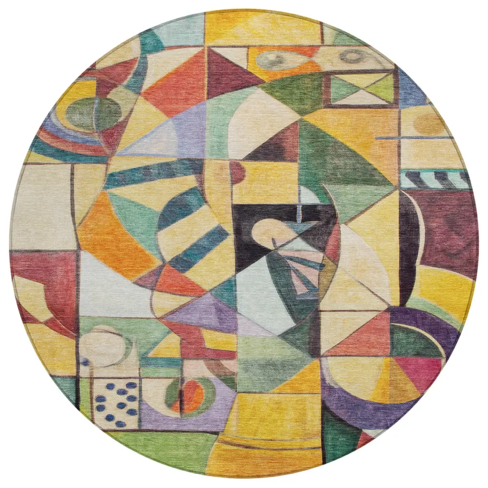 Chantille ACN1758 Gold 8' x 8' Rug