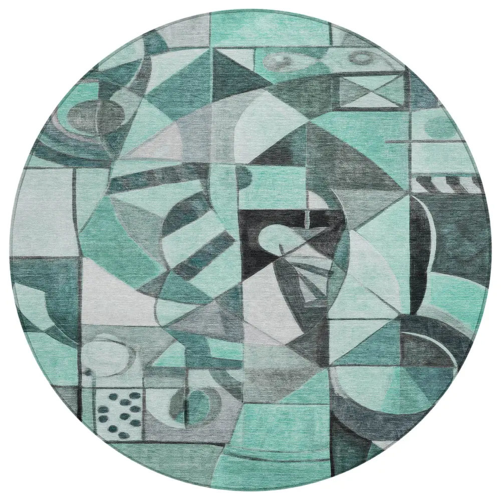 Chantille ACN1758 Teal 8' x 8' Rug