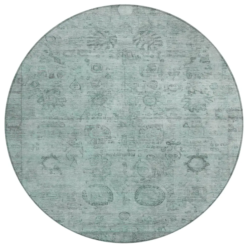 Chantille ACN1769 Aqua 8' x 8' Rug