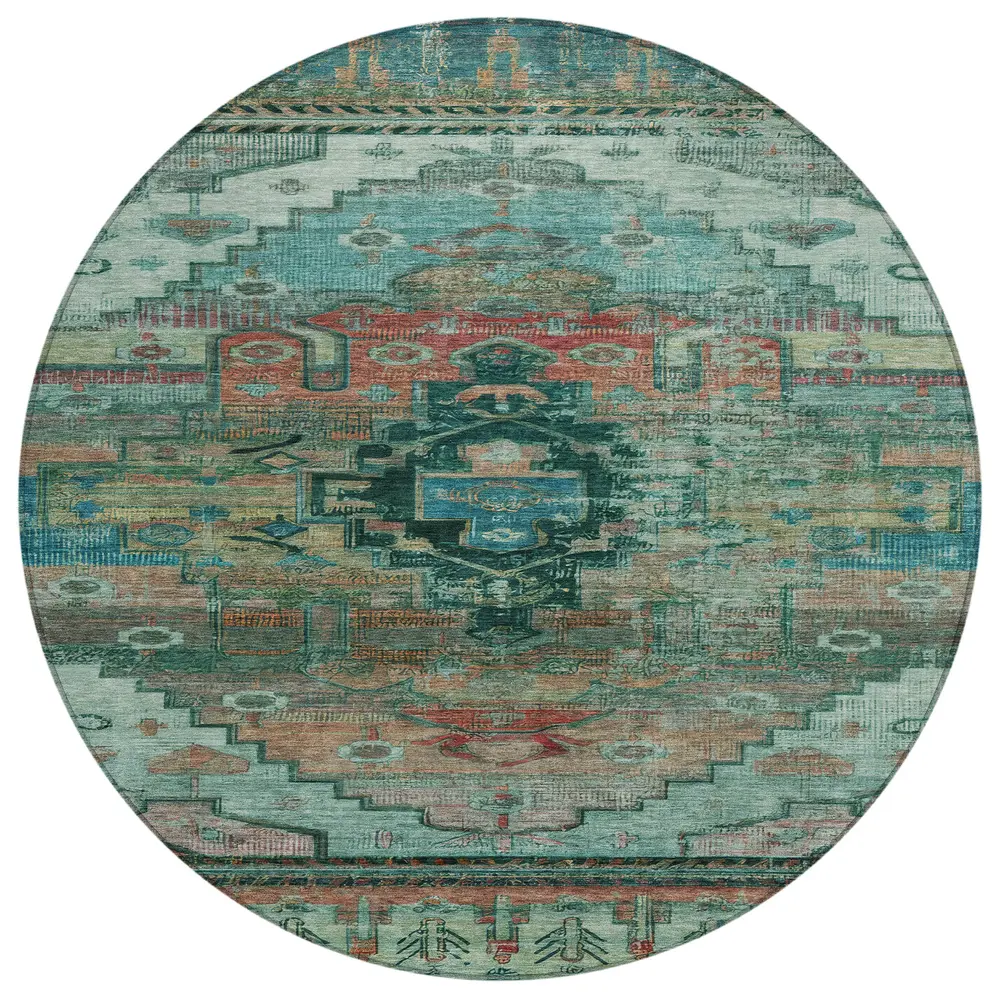 Chantille ACN1776 Teal 8' x 8' Rug