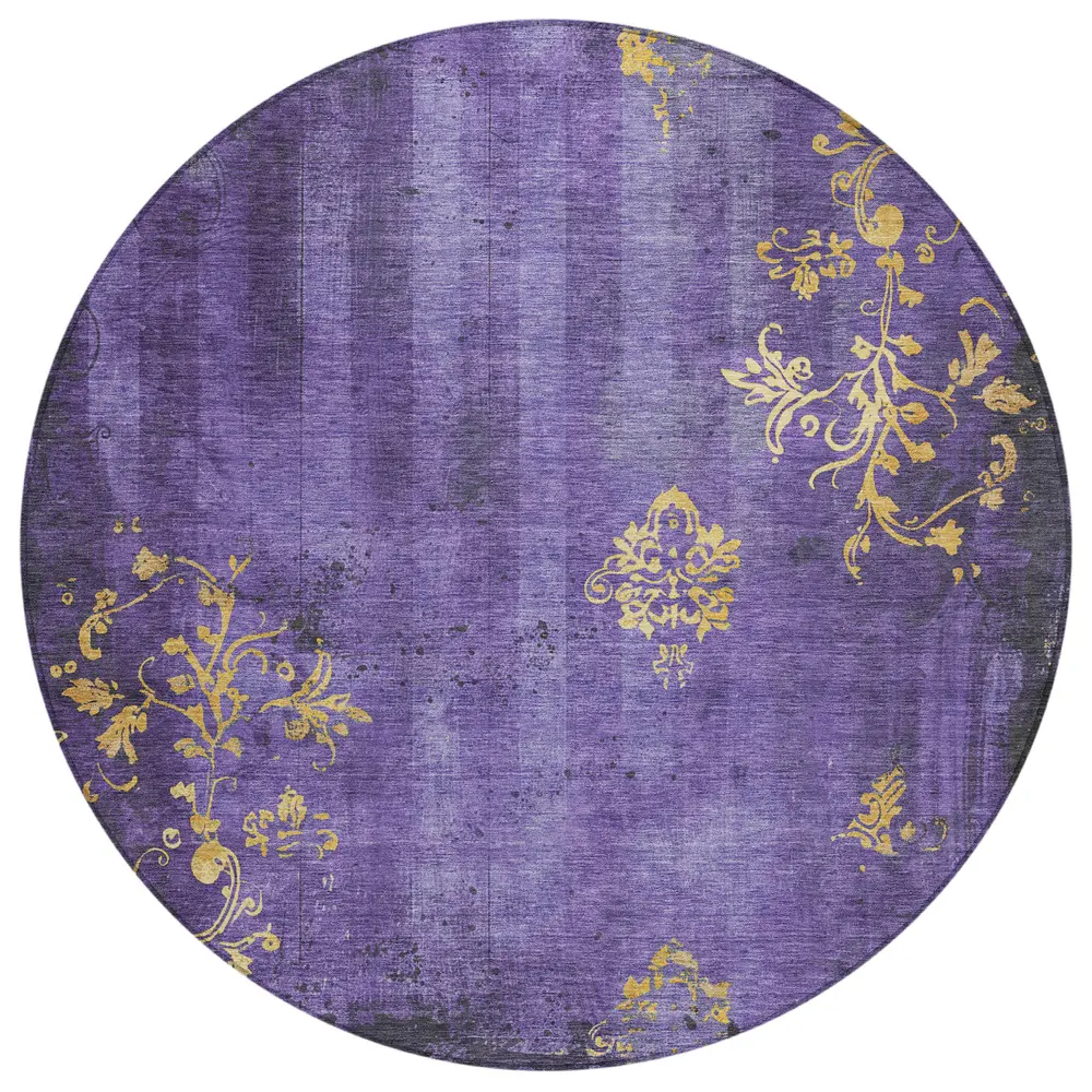 Chantille ACN1788 Purple 8' x 8' Rug