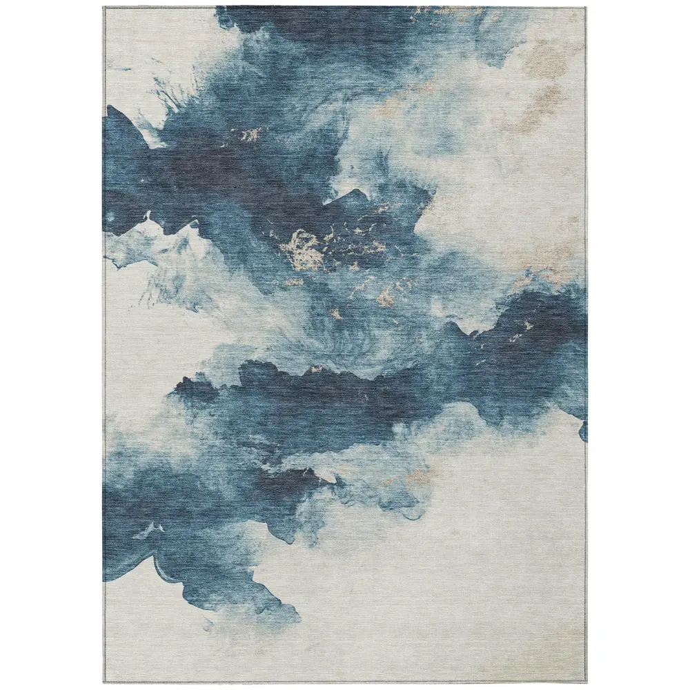 Chantille ACN1801 Navy 3' x 5' Rug