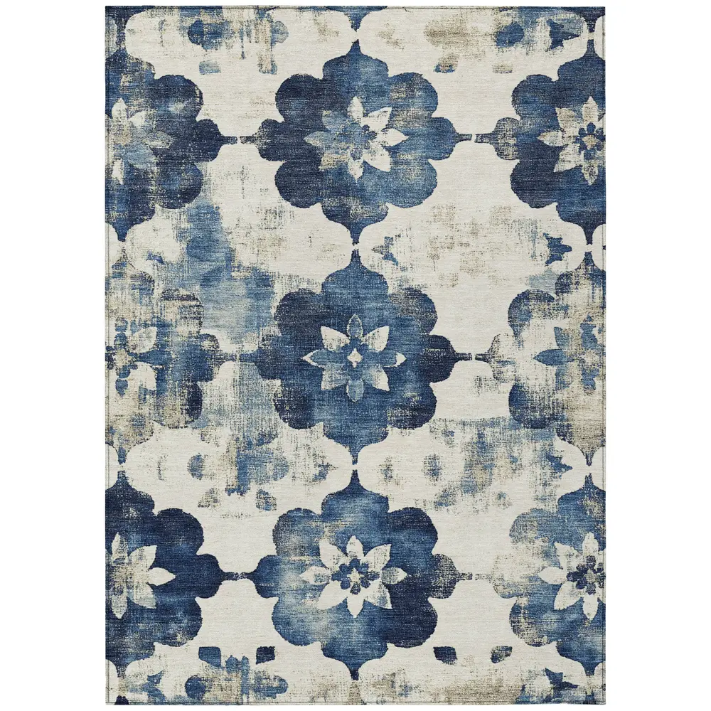 Chantille ACN1802 Navy 3' x 5' Rug