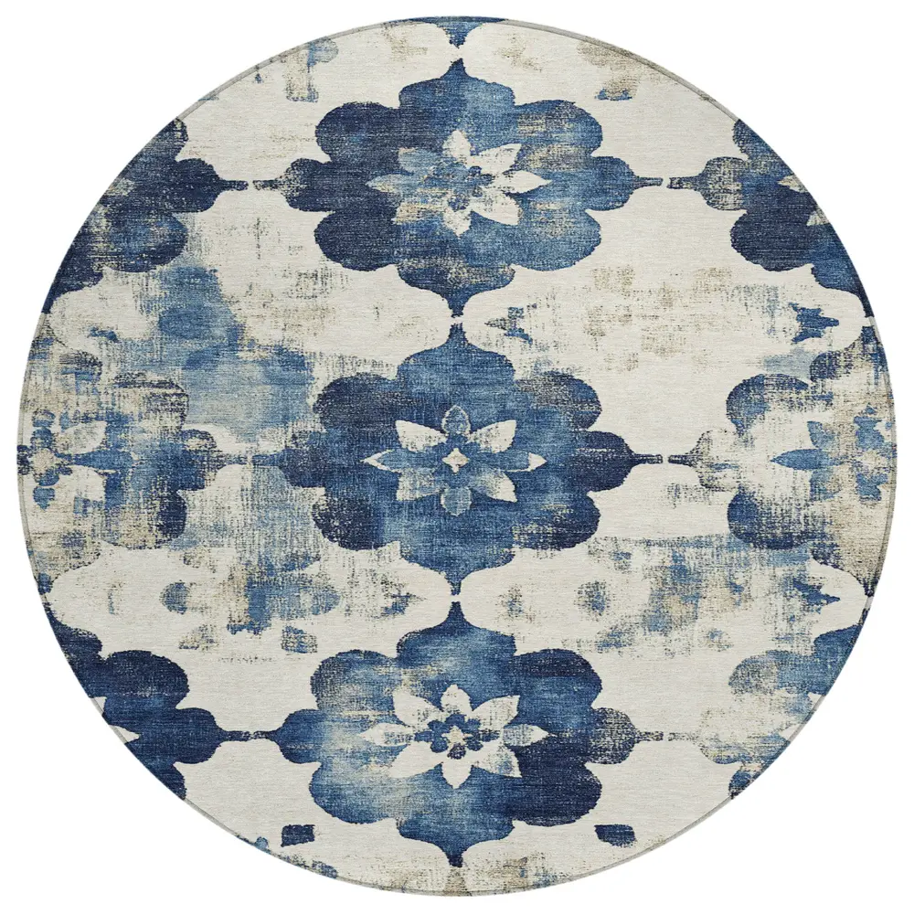 Chantille ACN1802 Navy 8' x 8' Rug