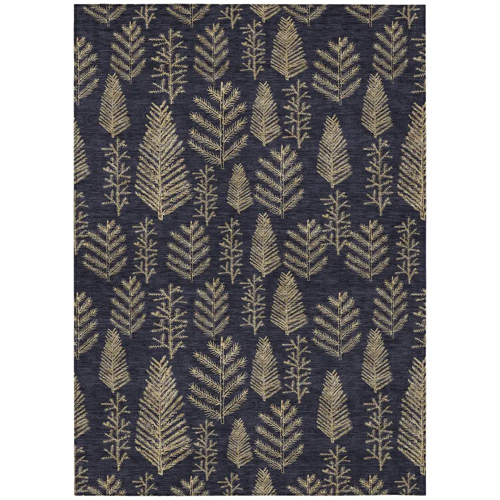 Chantille ACN1813 Black 3' x 5' Rug
