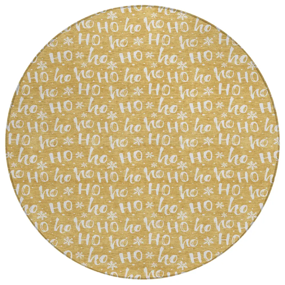 Chantille ACN1814 Gold 8' x 8' Rug