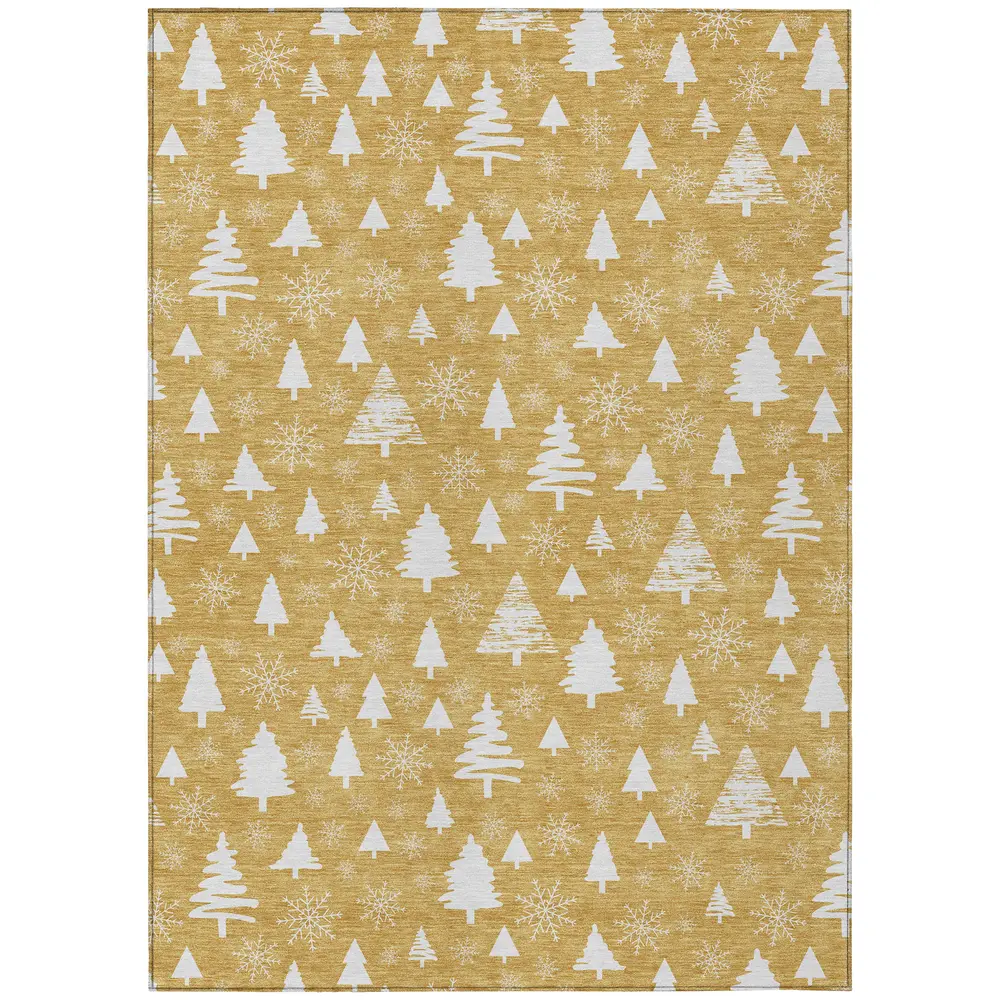 Chantille ACN1815 Gold 3' x 5' Rug
