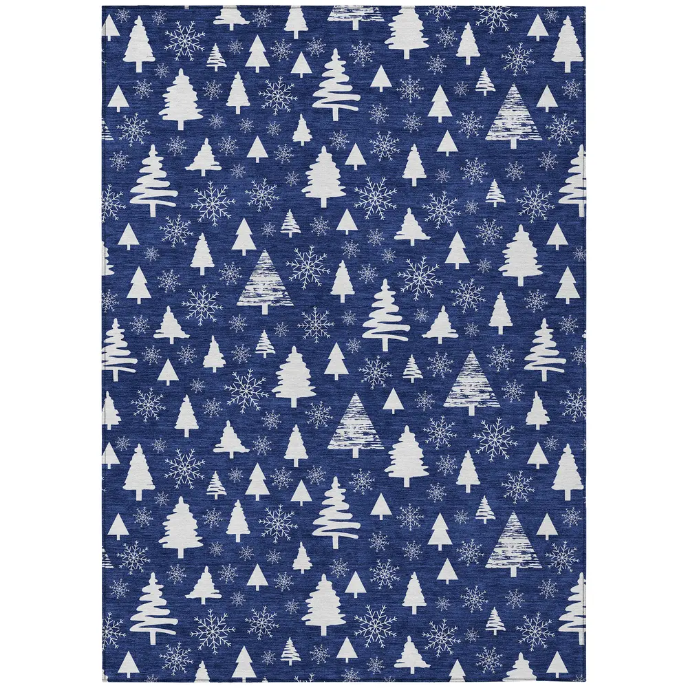 Chantille ACN1815 Navy 3' x 5' Rug
