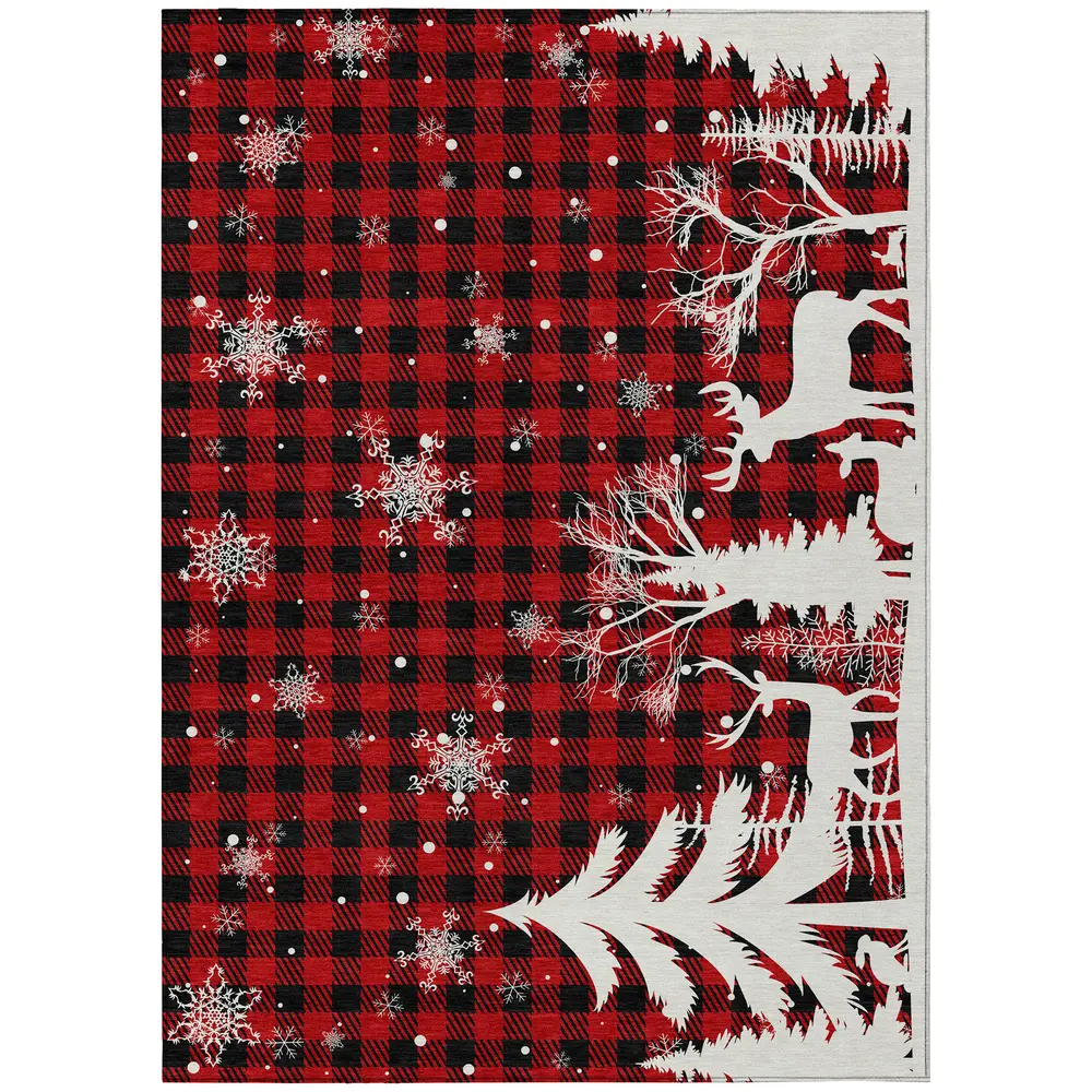 Chantille ACN1824 Red 3' x 5' Rug
