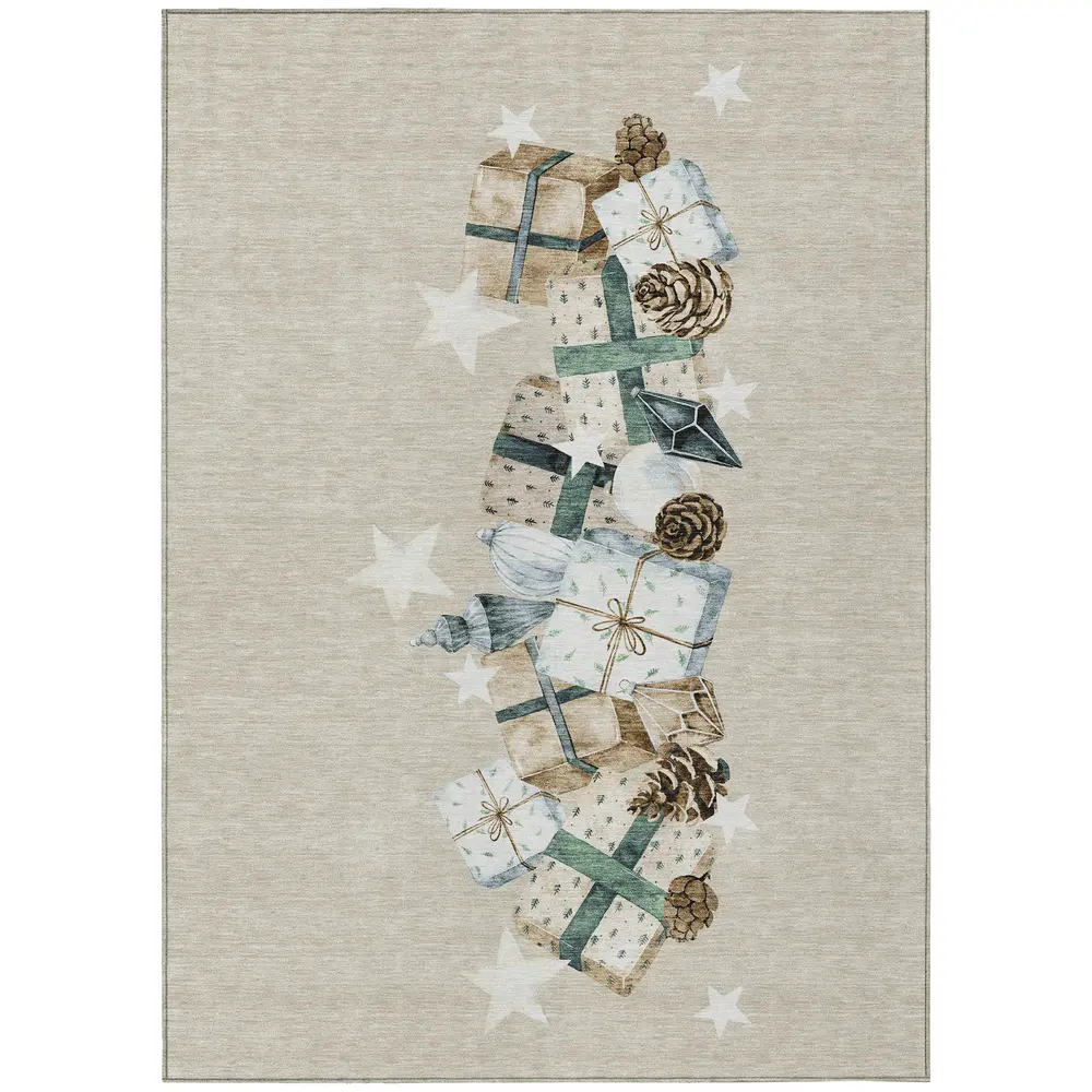 Chantille ACN1825 Beige 9' x 12' Rug