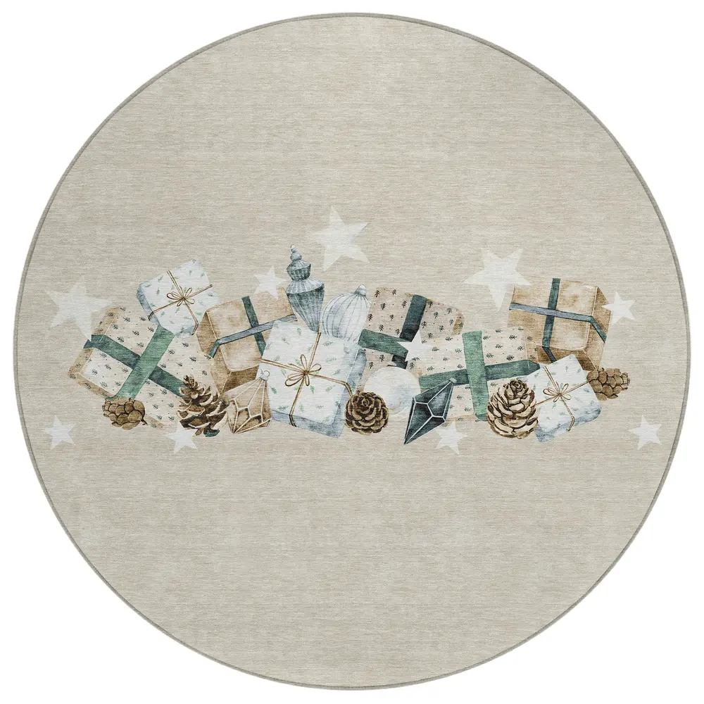 Chantille ACN1825 Beige 8' x 8' Rug