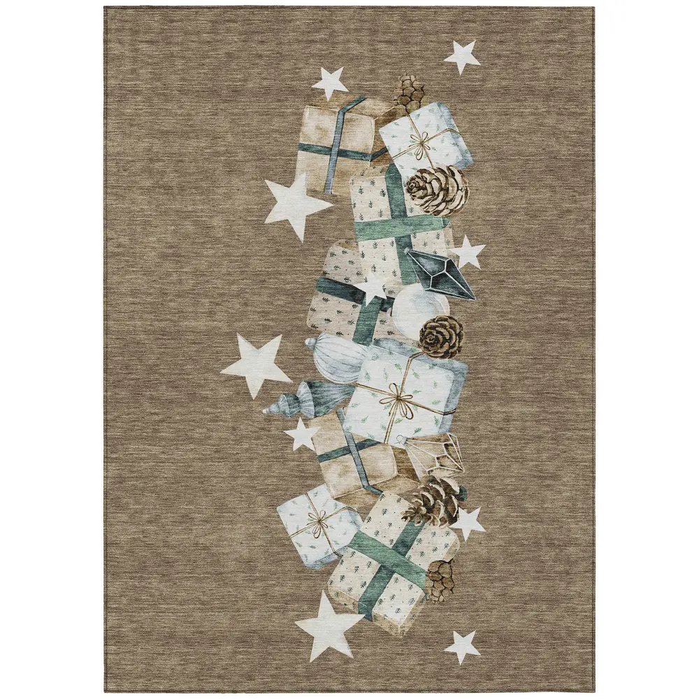 Chantille ACN1825 Brown 9' x 12' Rug