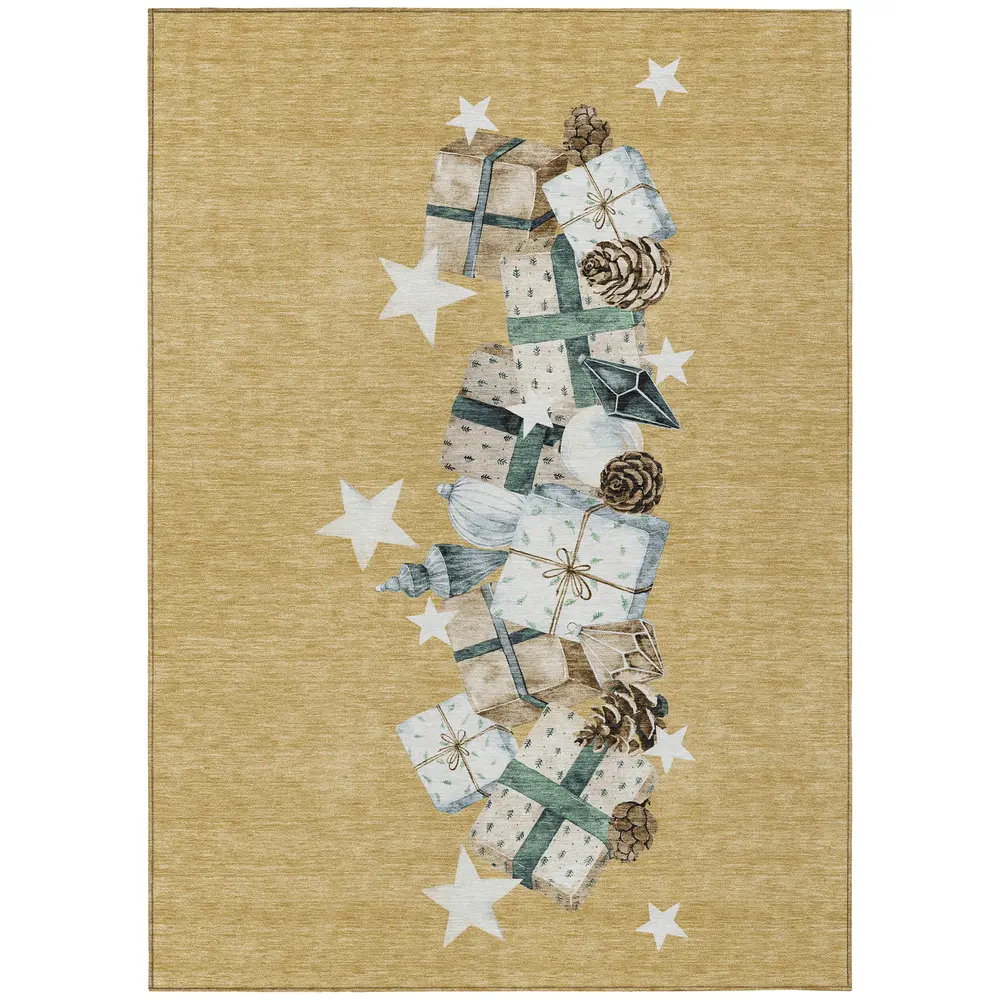Chantille ACN1825 Gold 10' x 14' Rug