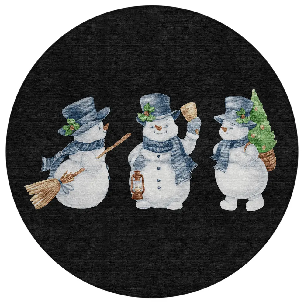 Chantille ACN1826 Black 8' x 8' Rug