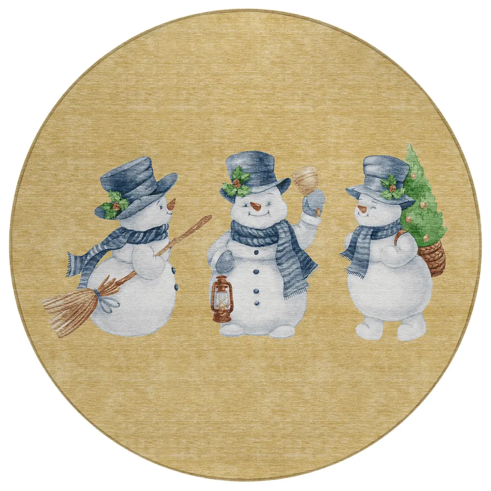 Chantille ACN1826 Gold 8' x 8' Rug