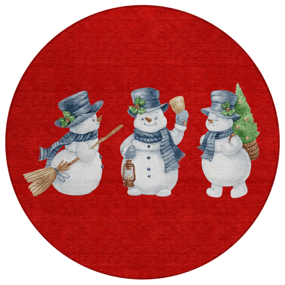 Chantille ACN1826 Red 8' x 8' Rug