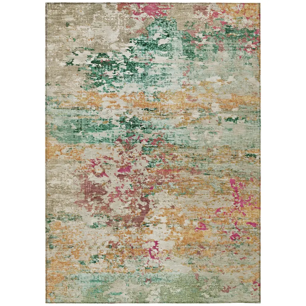 Chantille ACN1830 Orange 3' x 5' Rug