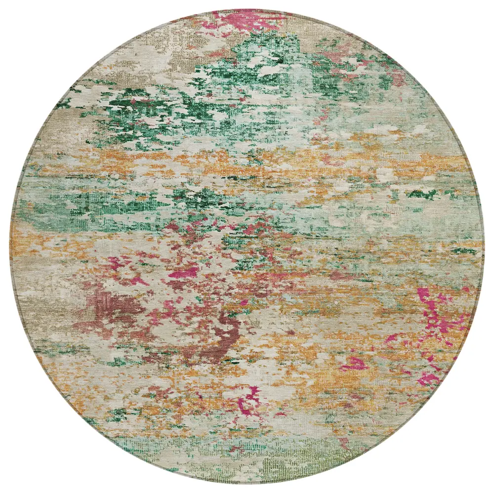 Chantille ACN1830 Orange 8' x 8' Rug