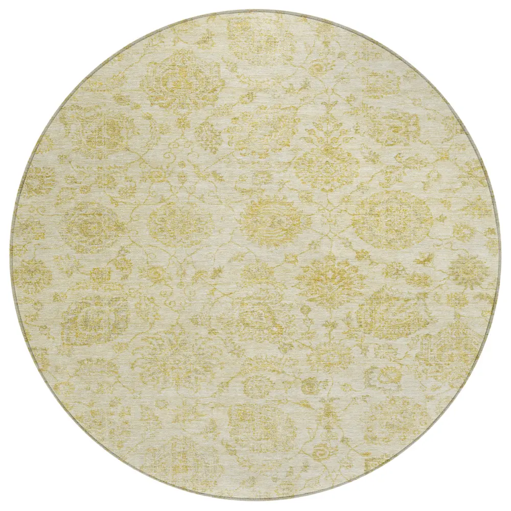 Chantille ACN1833 Gold 8' x 8' Rug