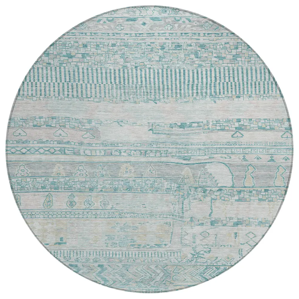 Chantille ACN1835 Teal 8' x 8' Rug