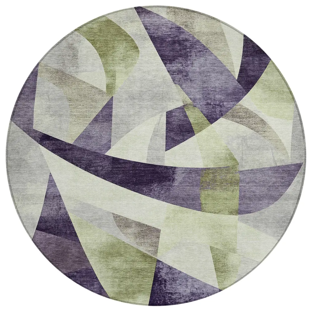 Chantille ACN1836 Purple 8' x 8' Rug