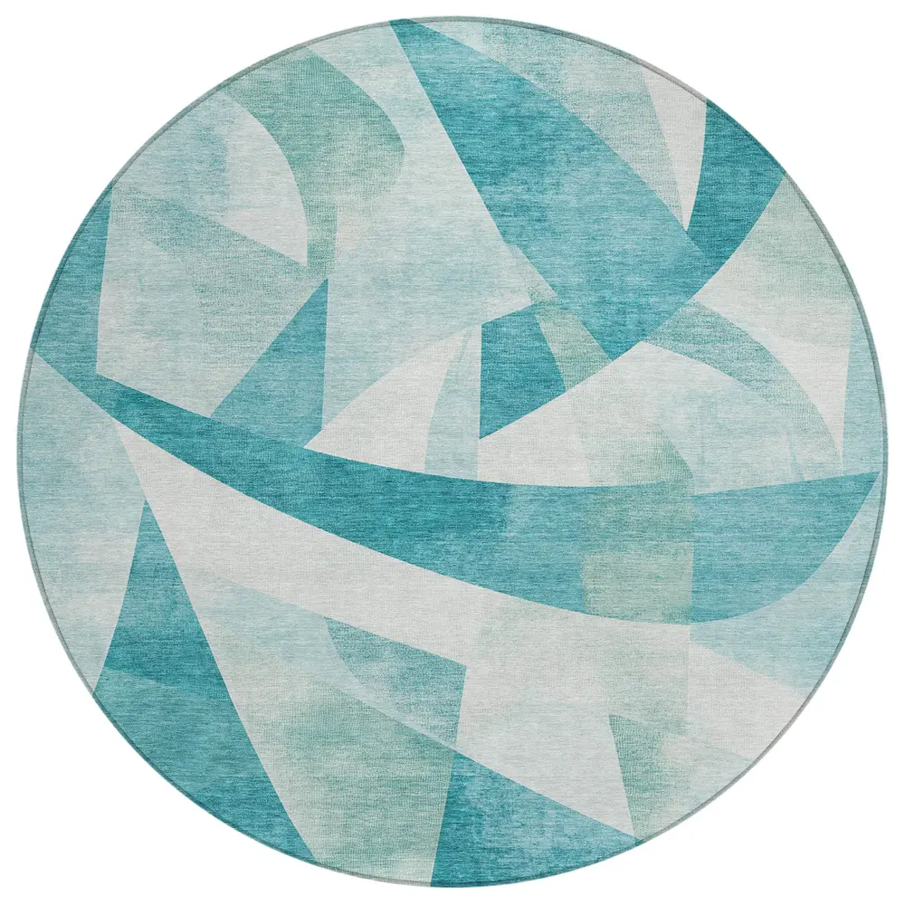 Chantille ACN1836 Teal 8' x 8' Rug