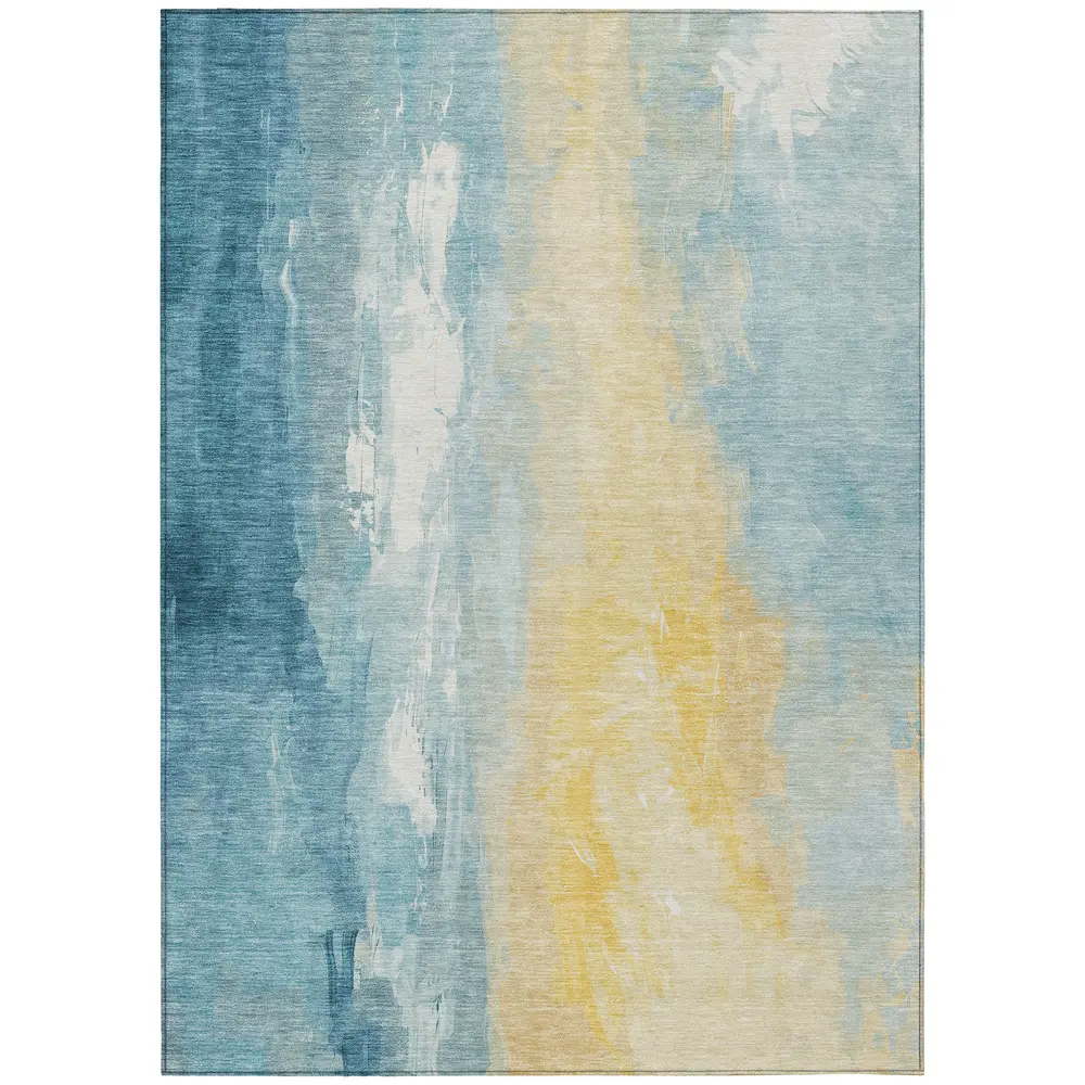 Chantille ACN1844 Teal 5' x 7'6