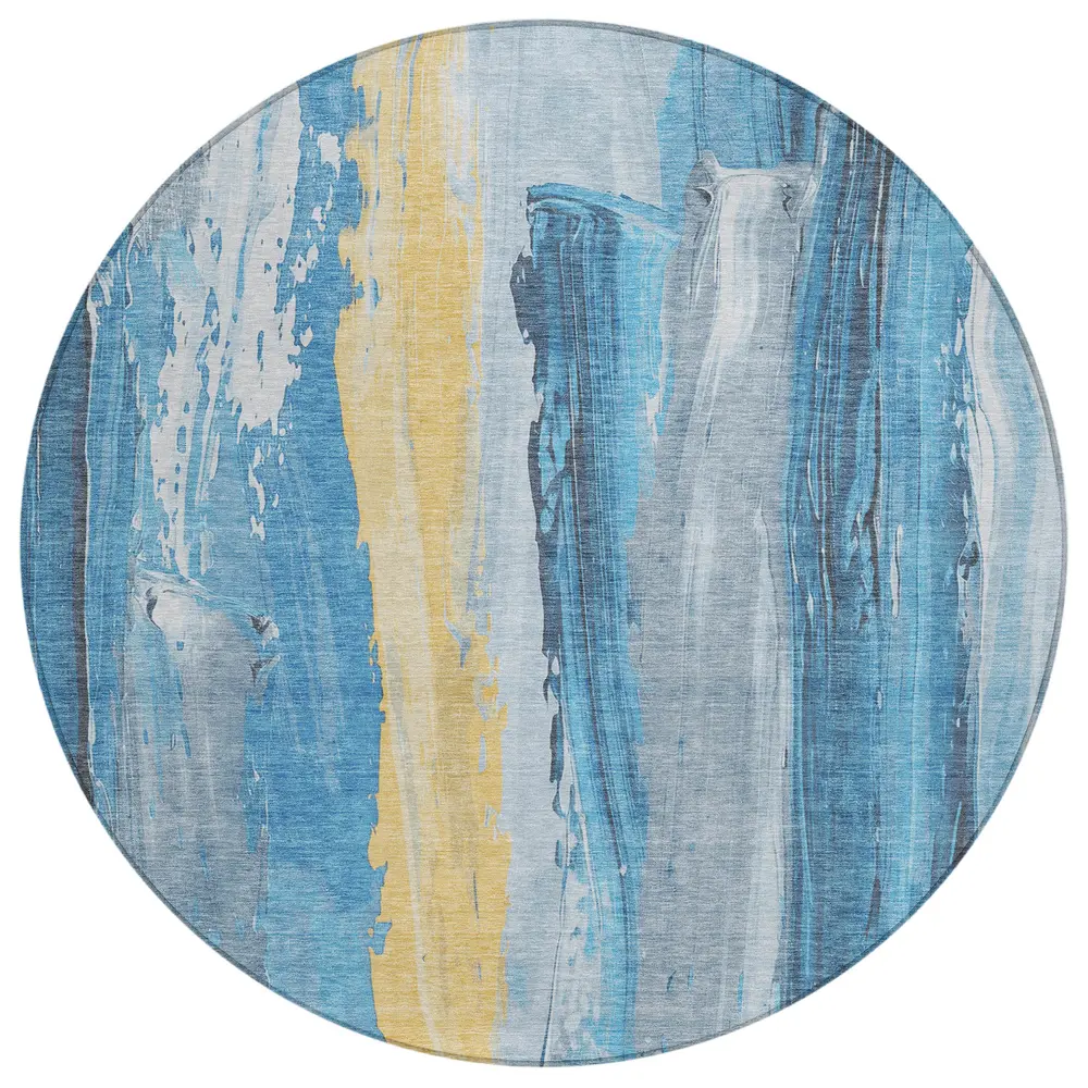 Chantille ACN1845 Blue 8' x 8' Rug