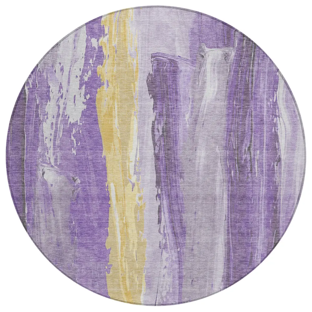 Chantille ACN1845 Purple 8' x 8' Rug