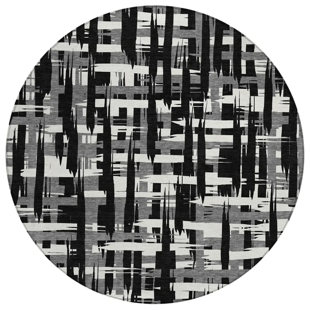 Chantille ACN1849 Black 8' x 8' Rug