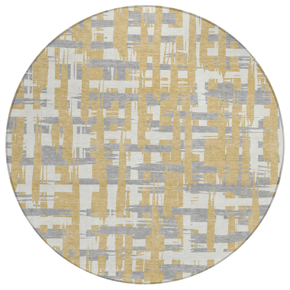 Chantille ACN1849 Gold 8' x 8' Rug
